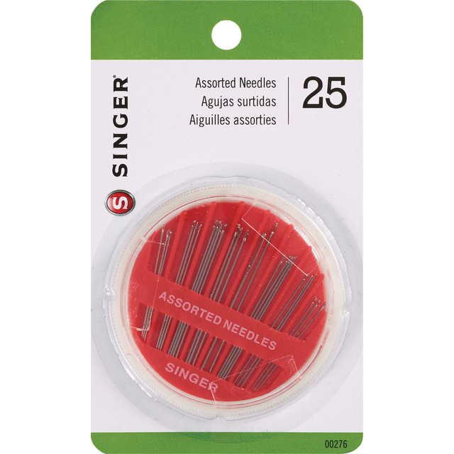 slide 1 of 1, Singer Hand Needles With Compact - Assorted, 25 ct