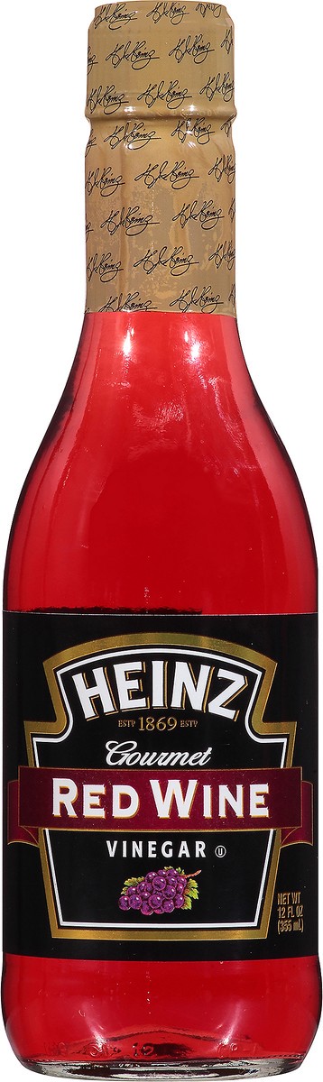 slide 3 of 7, Heinz Gourmet Red Wine Vinegar, 12 fl oz Bottle, 12 fl oz