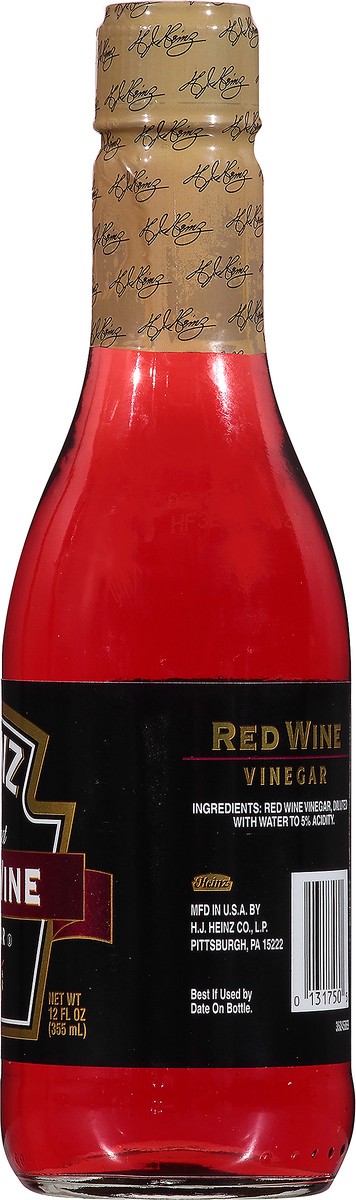 slide 2 of 7, Heinz Gourmet Red Wine Vinegar, 12 fl oz Bottle, 12 fl oz