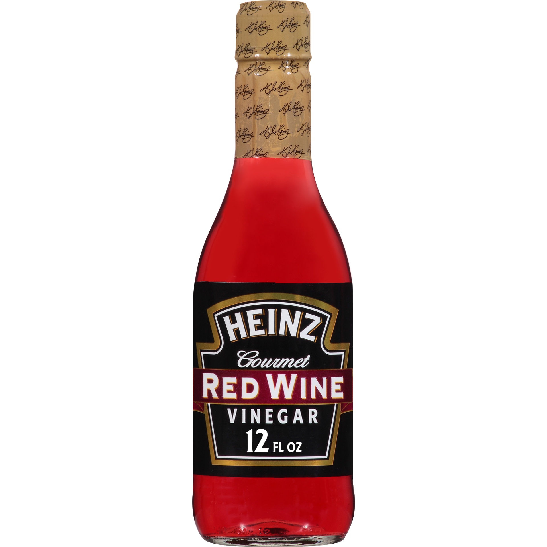 slide 1 of 1, Heinz Gourmet Red Wine Vinegar Bottle, 12 fl oz