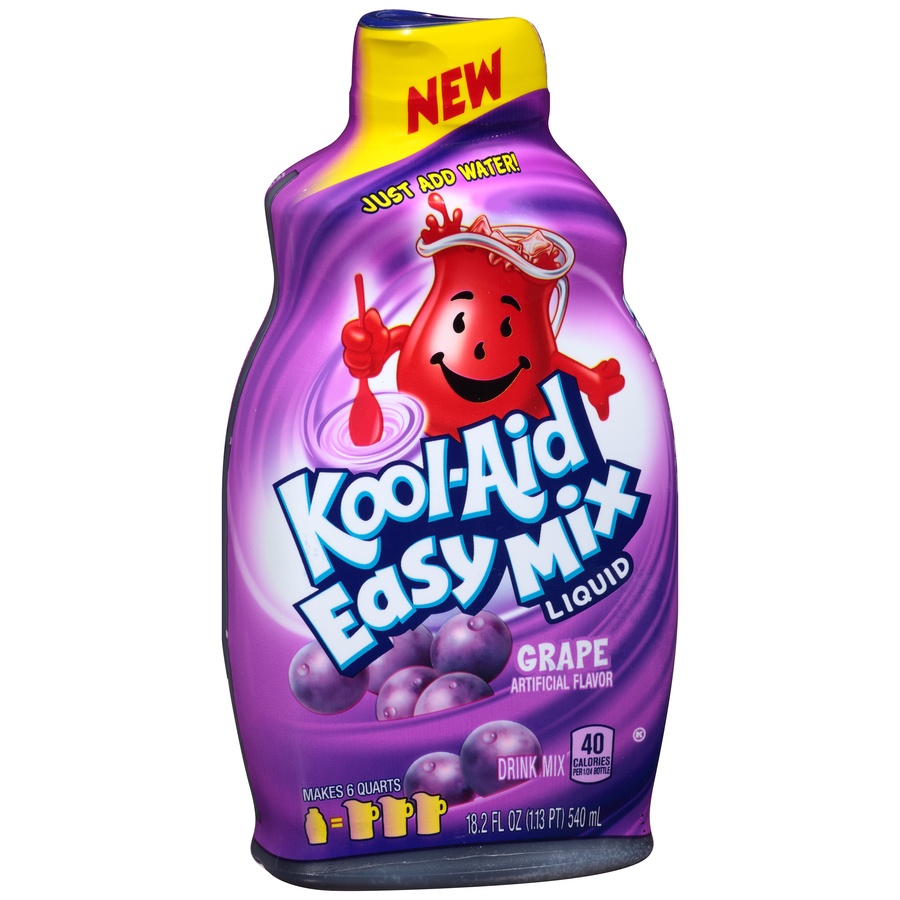 slide 2 of 8, Kool-Aid Easy Mix Liquid Grape, 18.2 fl oz