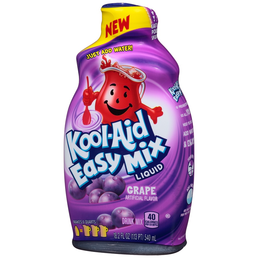 slide 3 of 8, Kool-Aid Easy Mix Liquid Grape, 18.2 fl oz