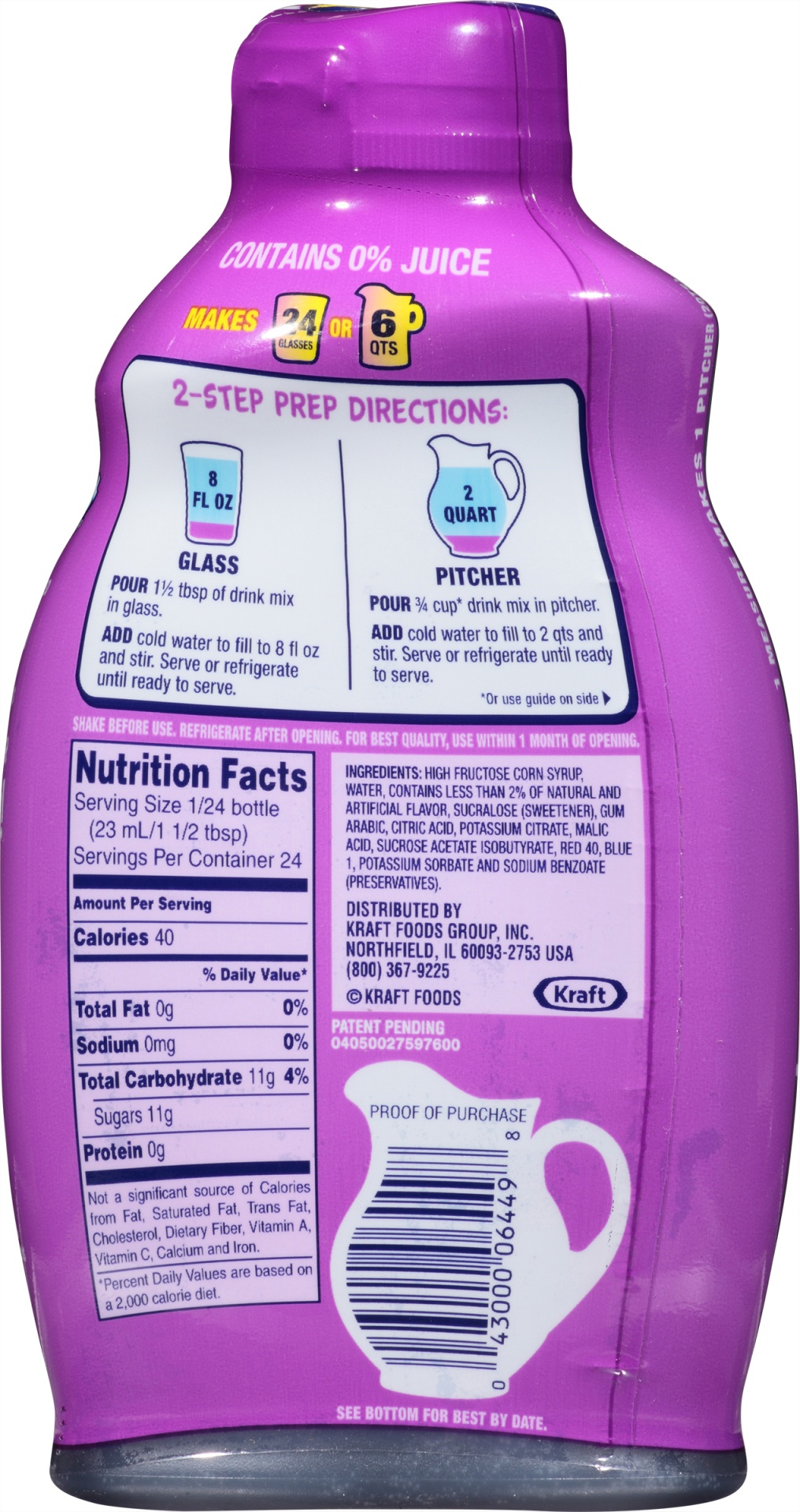 slide 6 of 8, Kool-Aid Easy Mix Liquid Grape, 18.2 fl oz