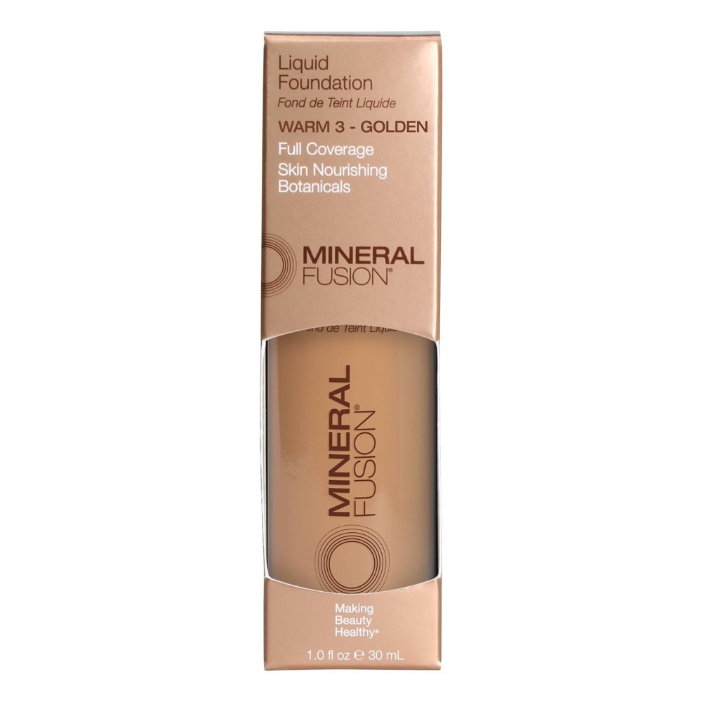 slide 2 of 4, Mineral Fusion Age-Defying Liquid Foundation - Warm 2 - Buff - 1.0 fl oz, 1 fl oz