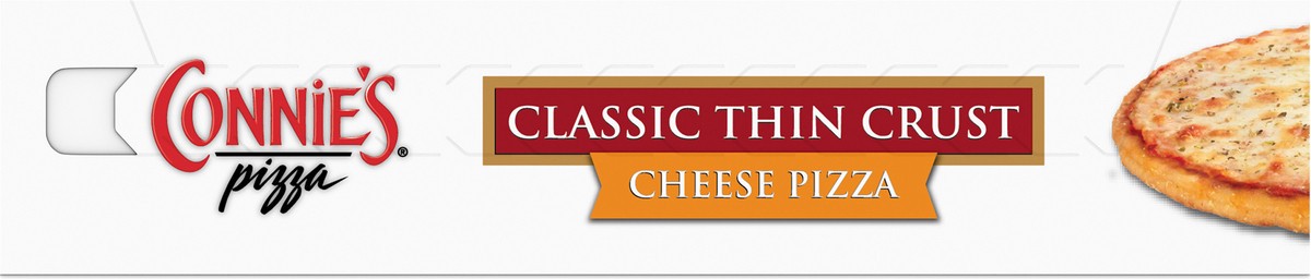 slide 7 of 13, Connie's Cheese Classic Thin Crust Pizza, 7.7 oz