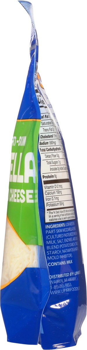 slide 8 of 9, Dairy Fresh Low-Moisture Part-Skim Mozzarella Fancy Shredded Cheese 8 oz, 8 oz