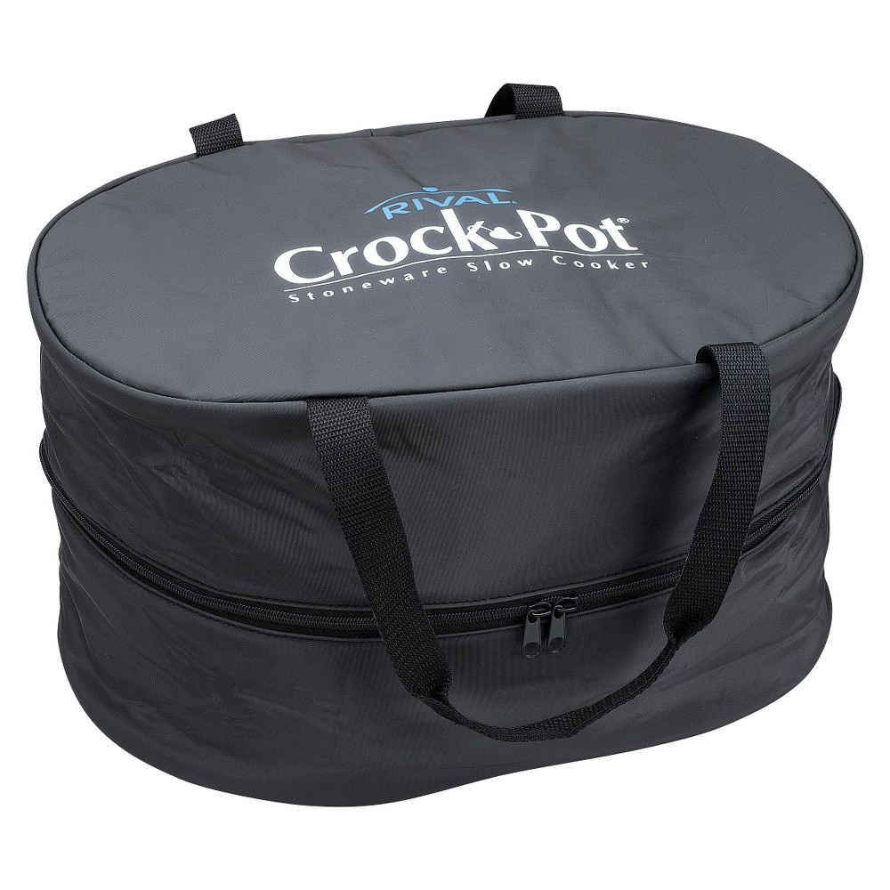 slide 2 of 2, Crock-Pot Slow Cooker Travel Bag, Black, SCBAG-NP, 4 ct; 7 qt