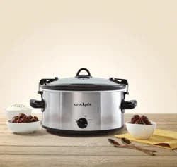 Crock-Pot Smart-Pot Slow Cooker with Travel Strap, Black