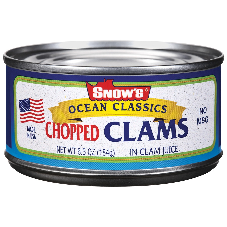 slide 1 of 1, Snow's Ocean Classics Chopped Clams, 6.5 oz