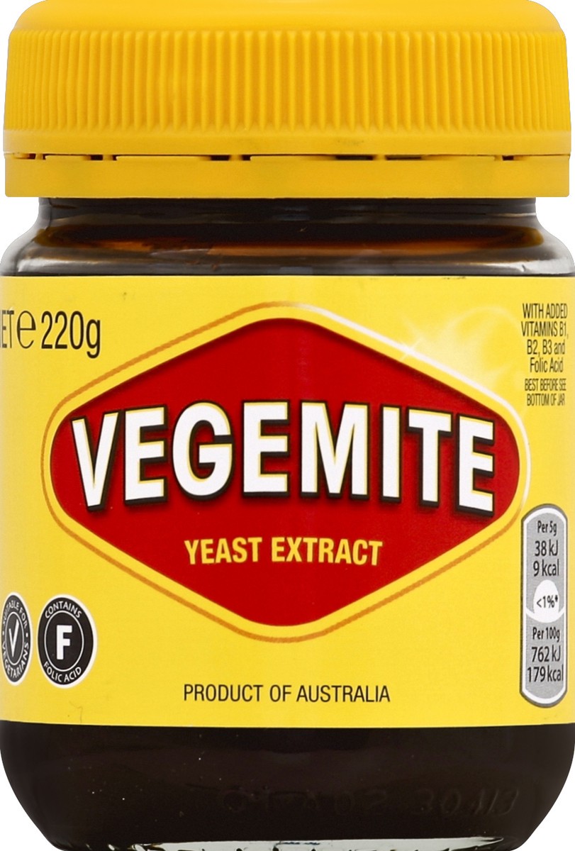 slide 1 of 2, Vegemite Yeast Extract 220 g, 220 g