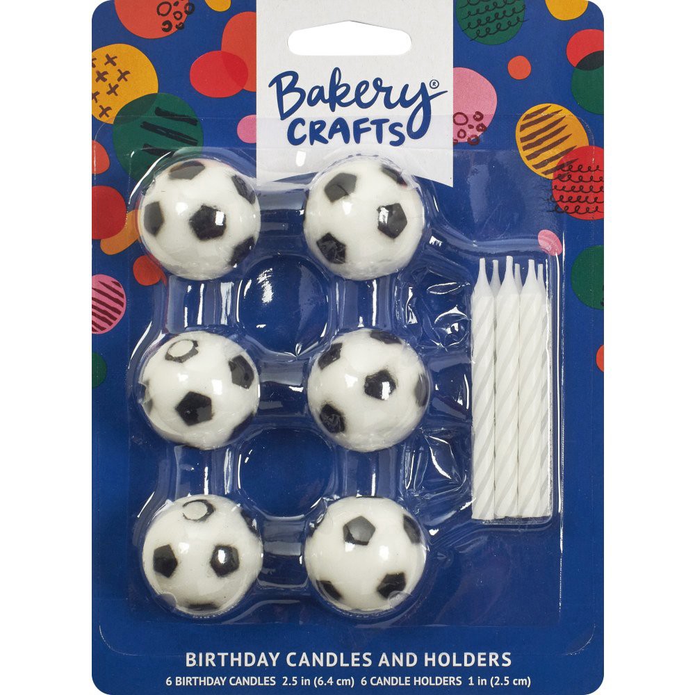 slide 1 of 1, Bakery Crafts Soccer Ball Holder, 24 ct
