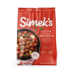 Simek's Italian Style Meatballs - Frozen - 22 oz