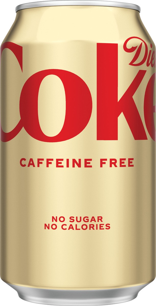 slide 7 of 9, Diet Coke Caffeine-Free Can, 12 fl oz, 6 ct