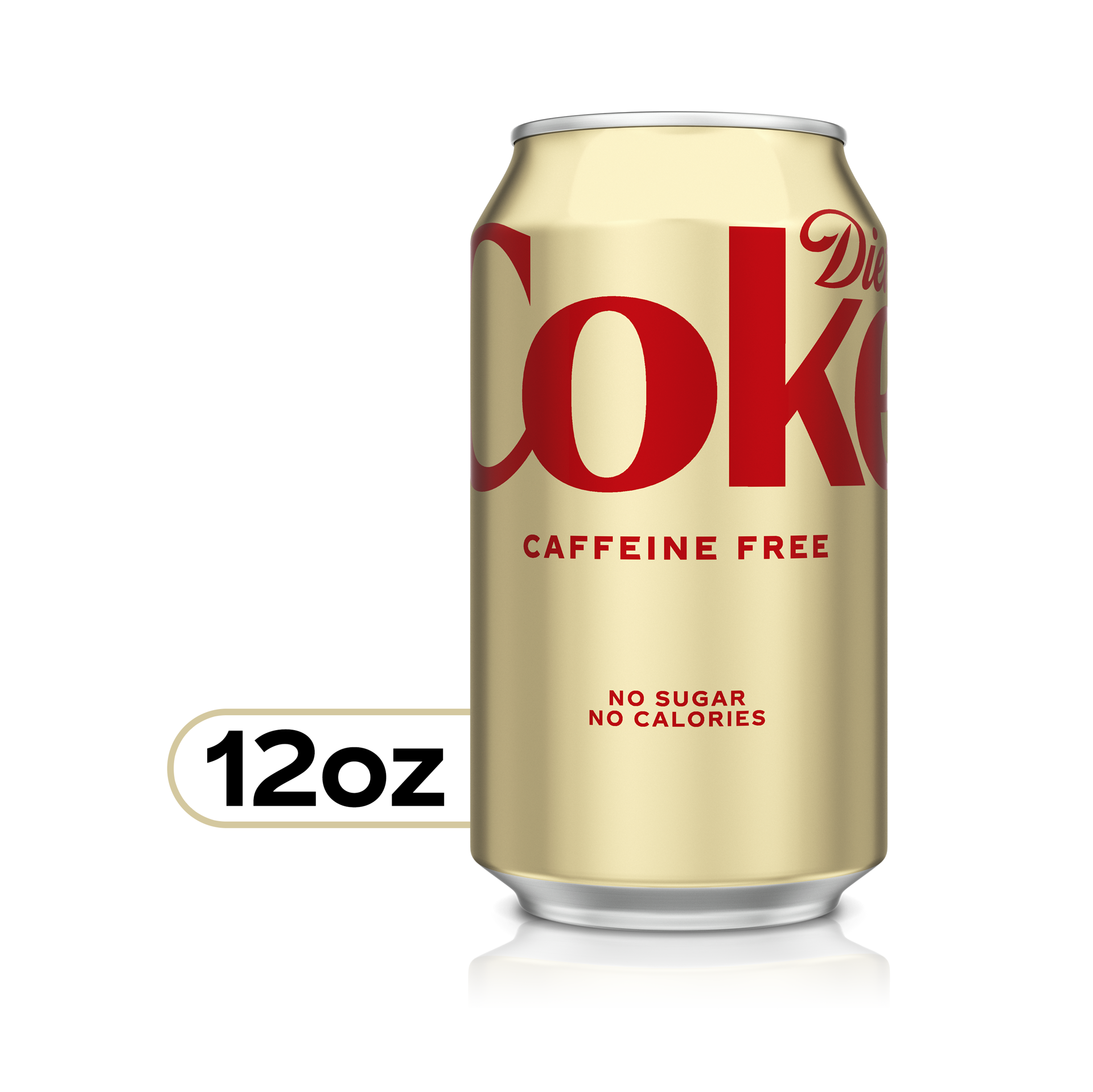 slide 1 of 5, Diet Coke Caffeine-Free Can, 12 fl oz, 12 fl oz