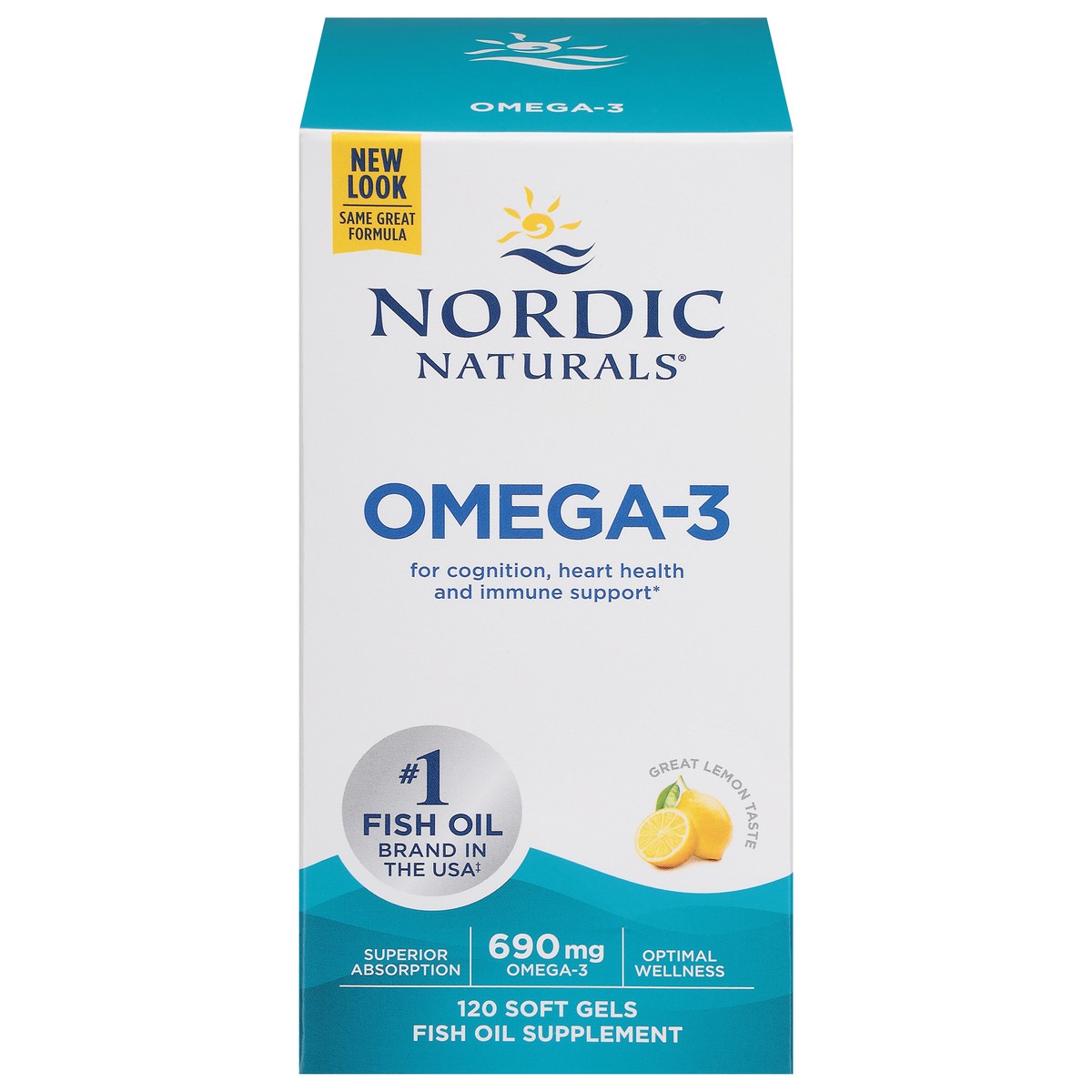 slide 1 of 1, Nordic Naturals Omega-3, 120 ct