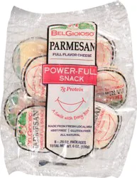 BelGioioso Power-Full Snack Parmesan Cheese 8 - 0.75 oz Packs