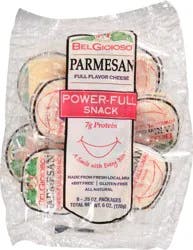 BelGioioso Power-Full Snack Parmesan Cheese 8 - 0.75 oz Packs