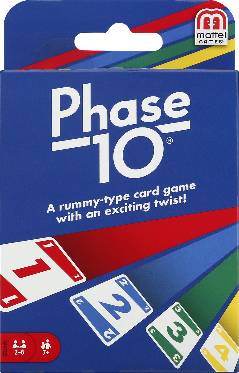 slide 4 of 9, Mattel Phase 10 Card Game 1 ea, 1 ct