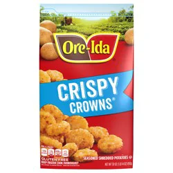 Ore-Ida Golden Crispy Crowns Seasoned Shredded Frozen Potatoes, 30 oz Bag