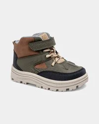 Carter's Toddler Boy Ankle Boots - Olive Size 7