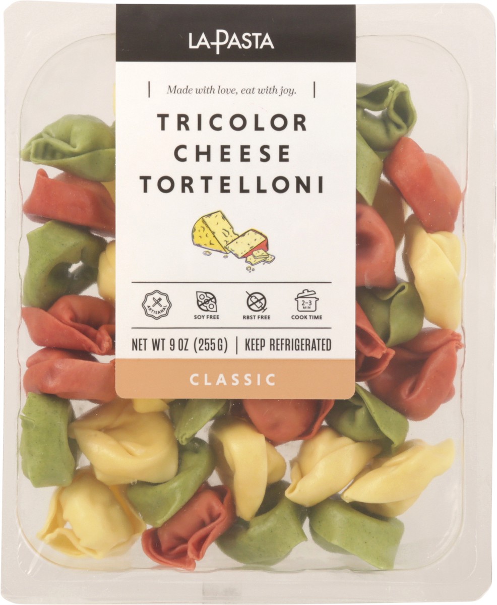 slide 7 of 14, La Pasta Classic Tricolor Cheese Tortelloni 9 oz, 9 oz