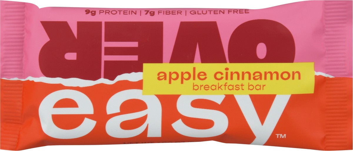 slide 12 of 13, Over Easy Apple Cinnamon Breakfast Bar, 1.8 oz