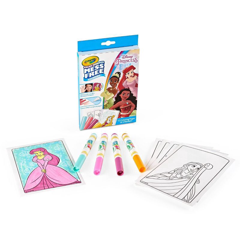 slide 3 of 5, Crayola Color Wonder Disney Princess Mini Box Set, 1 ct