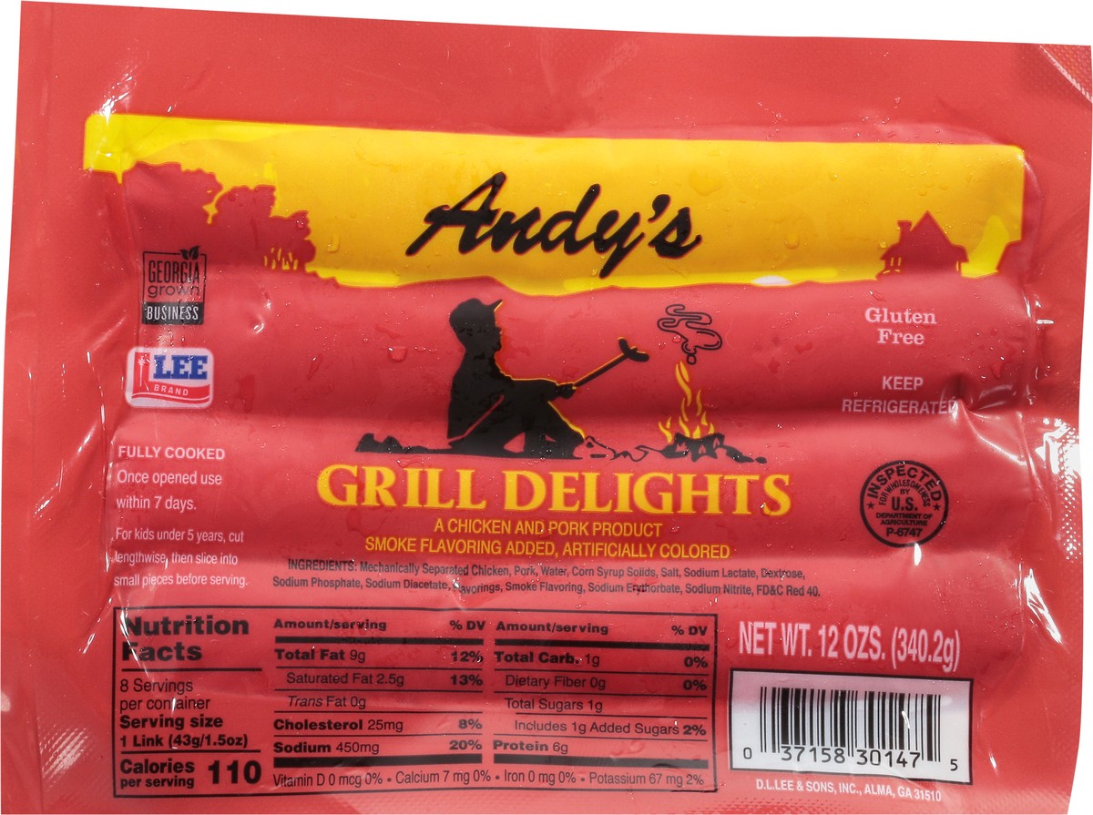 slide 2 of 13, Andy's Grill Delights 12 oz, 12 oz