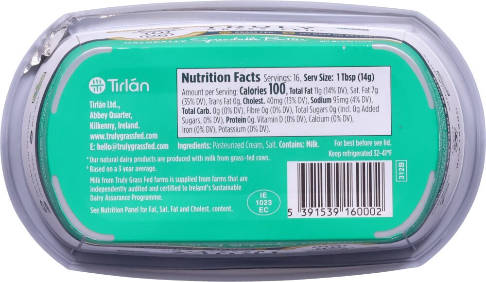 slide 3 of 6, Truly Grass Fed Spreadable Butter, 8 oz