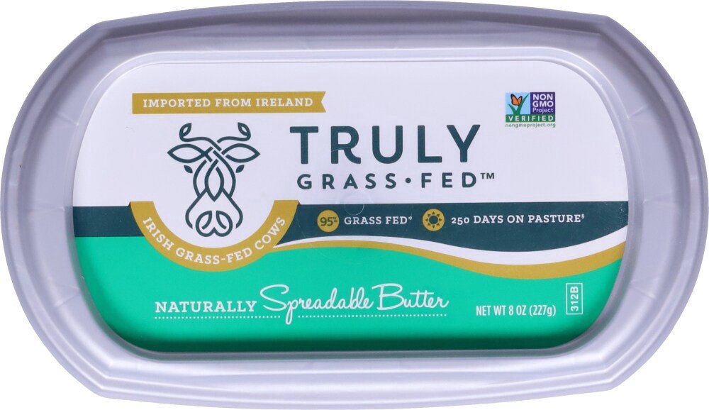 slide 2 of 6, Truly Grass Fed Spreadable Butter, 8 oz