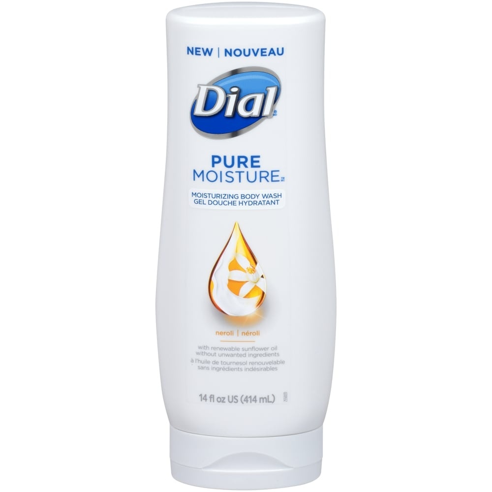 slide 1 of 1, Dial Pure Moisture Neroli Moisturizing Body Wash, 14 fl oz