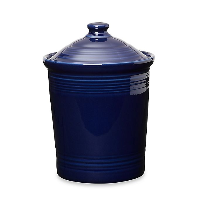 slide 1 of 3, Fiesta Medium Canister - Cobalt Blue, 1 ct