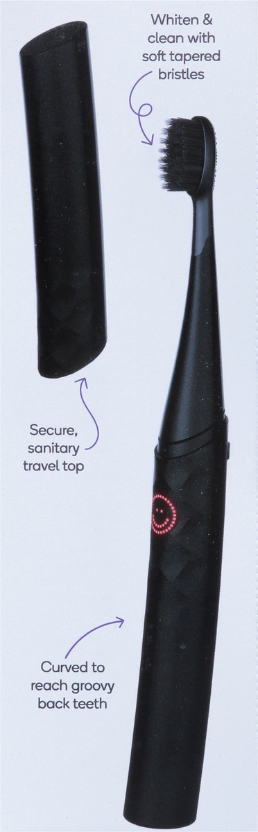 slide 9 of 9, Burst Matte Black Curve Sonic Toothbrush 1 ea, 1 ct