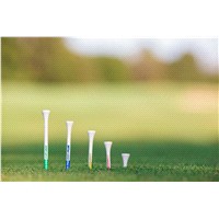 slide 11 of 13, PrideSports Golf Tees PTS Wood White 3 1/4", 75 ct