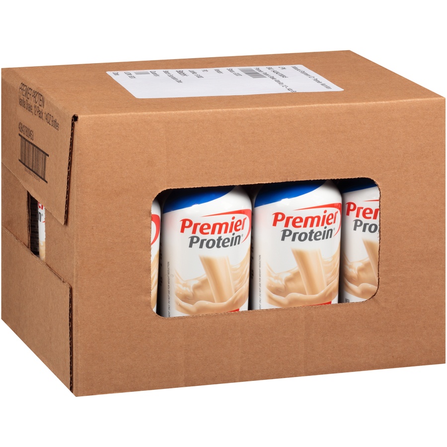 slide 2 of 6, Premier Protein Vanilla High Protein Shake, 12 ct; 14 oz