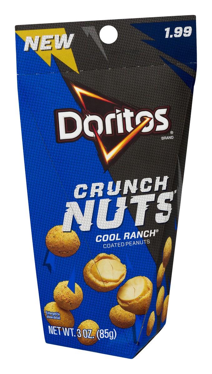 slide 2 of 7, Doritos Crunch Nuts Coated Peanuts Cool Ranch 3 Oz, 3 oz