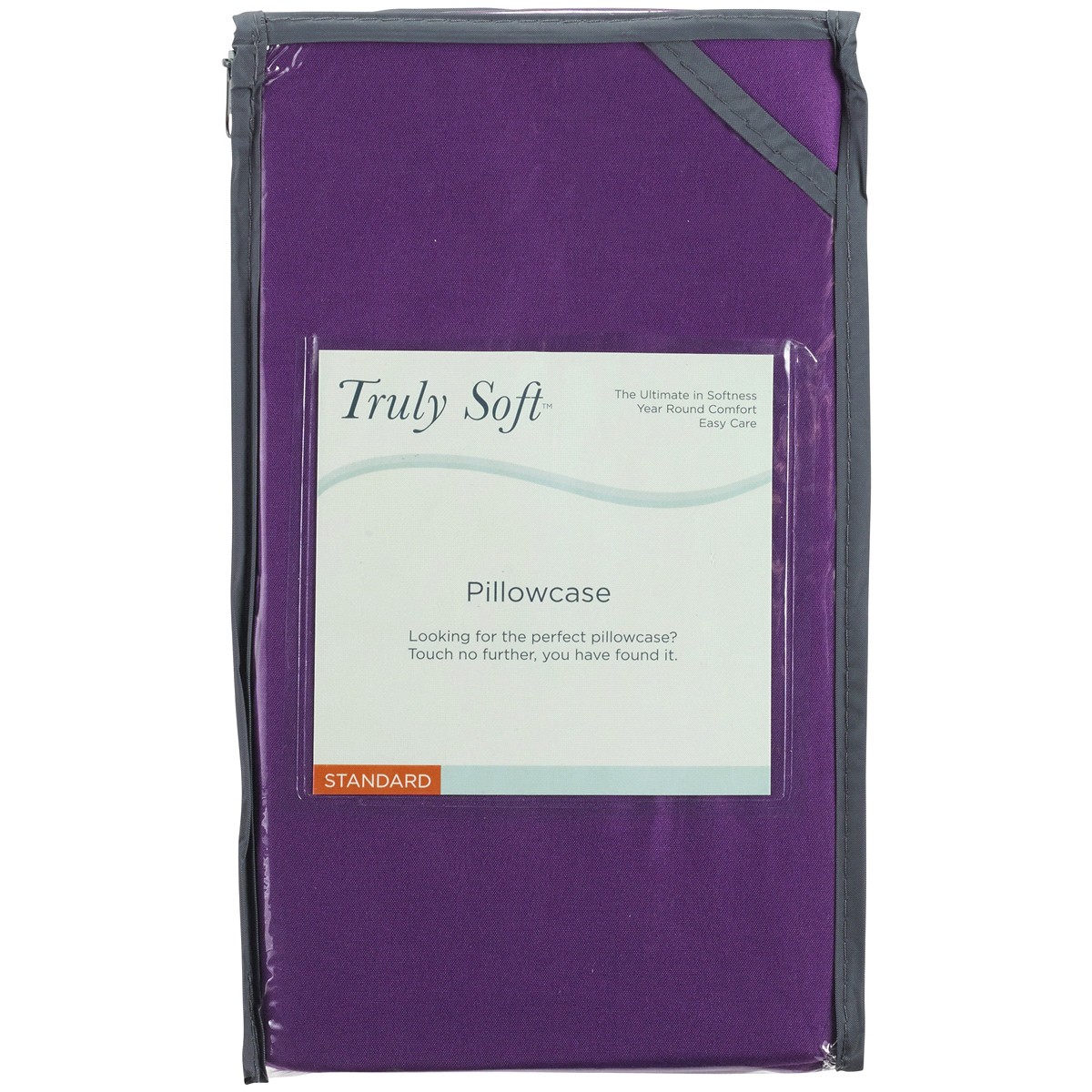 slide 1 of 1, Truly Soft Standard Pillowcase Set-Purple Magic, 1 ct