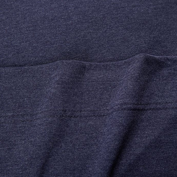 slide 4 of 4, Simply Essential Heathered Jersey Full Sheet Set - Denim, 1 ct