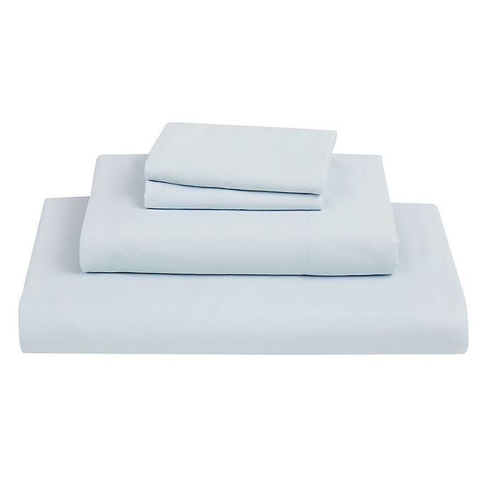 slide 4 of 7, Simply Essential Truly Soft Microfiber Twin XL Solid Sheet Set - Blue, 1 ct