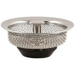 Plumbcraft Waxman Deluxe Mesh Basket Strainer - Silver