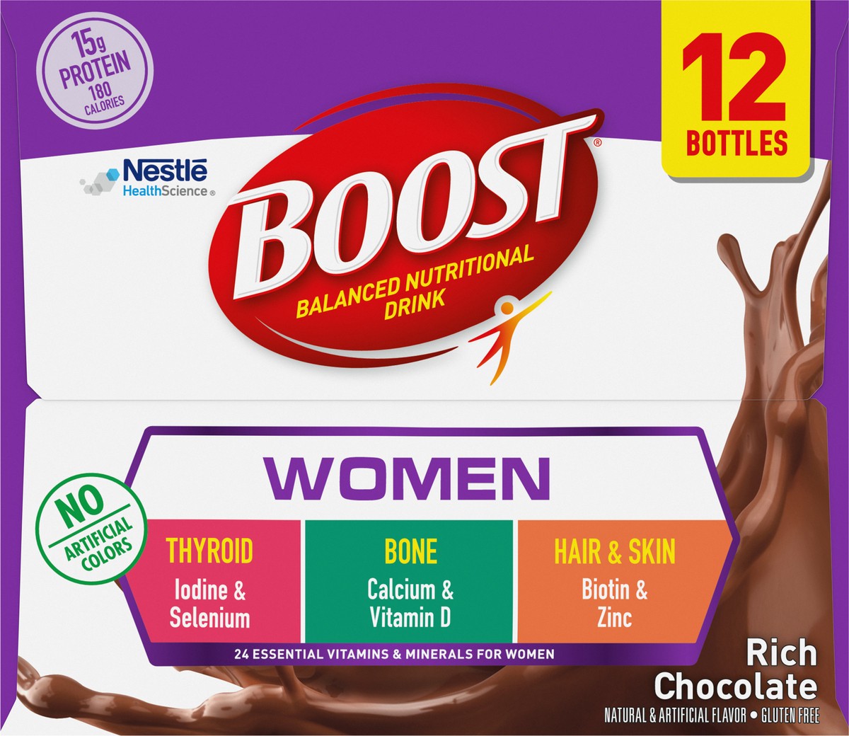 slide 6 of 9, Boost Womens Chocolate, 12 ct