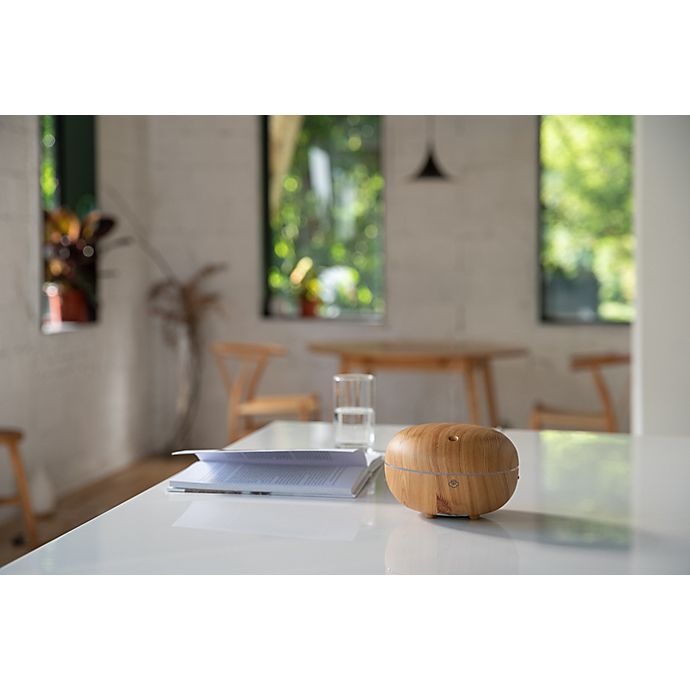 slide 2 of 2, Serene House Macaron Light Wood Ultrasonic Diffuser, 1 ct