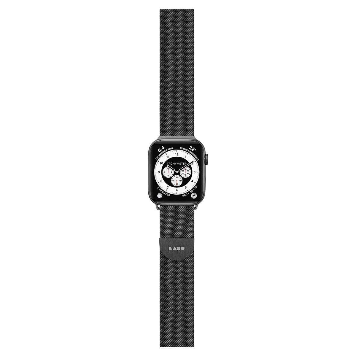 slide 2 of 2, Laut Black Mesh 40/42 Apple Watch Band, 1 ct