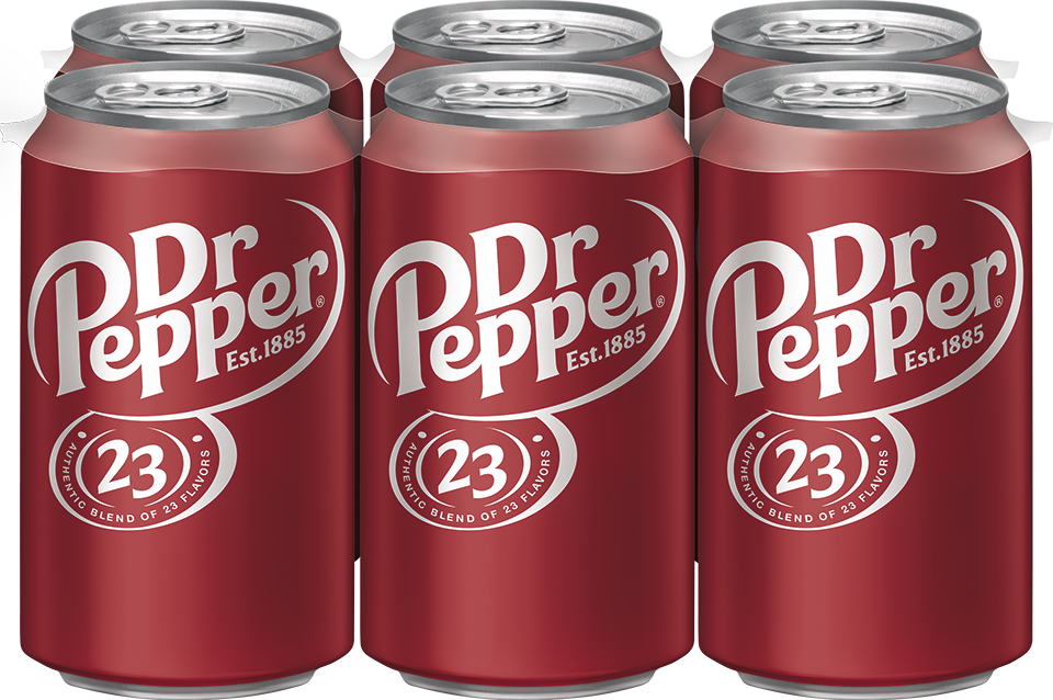 slide 1 of 9, Dr Pepper Soda - 6 ct, 6 ct