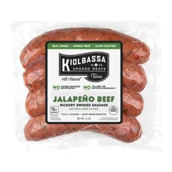 Kiolbassa Jalapeño Beef Hickory Smoked Sausage