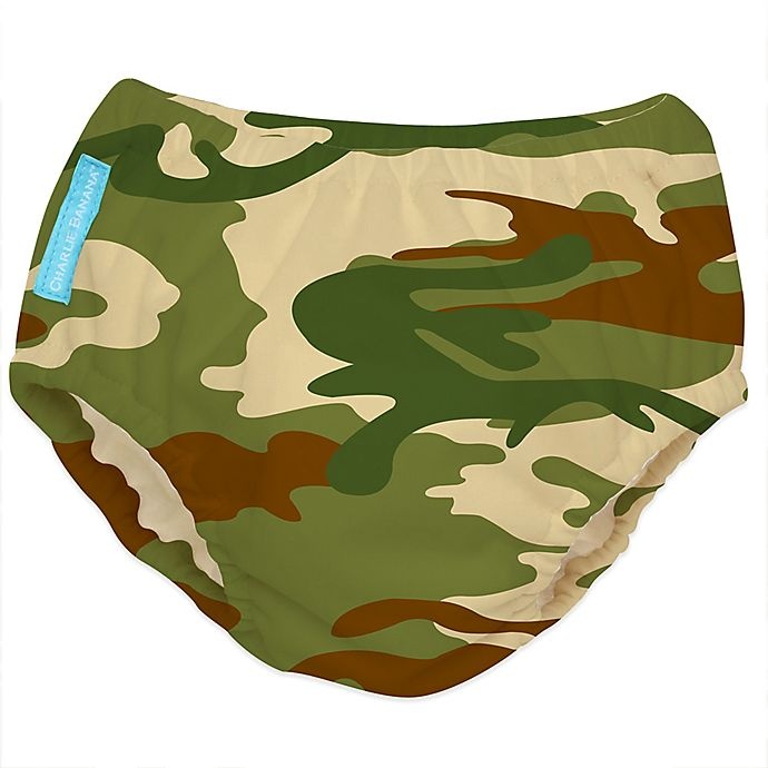 slide 2 of 2, Charlie Banana Size Small Extraordinary Training Pants - Camouflage, 1 ct