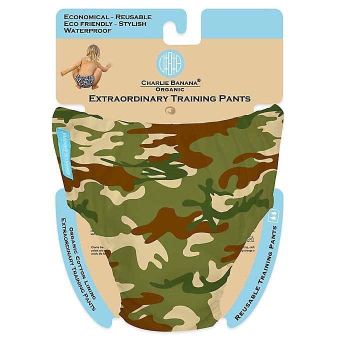 slide 1 of 2, Charlie Banana Size Small Extraordinary Training Pants - Camouflage, 1 ct