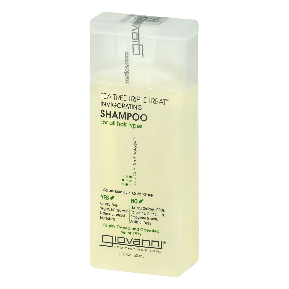 slide 3 of 9, Giovanni Tea Tree Triple Treat Invigorating Shampoo Travel Size, 2 oz