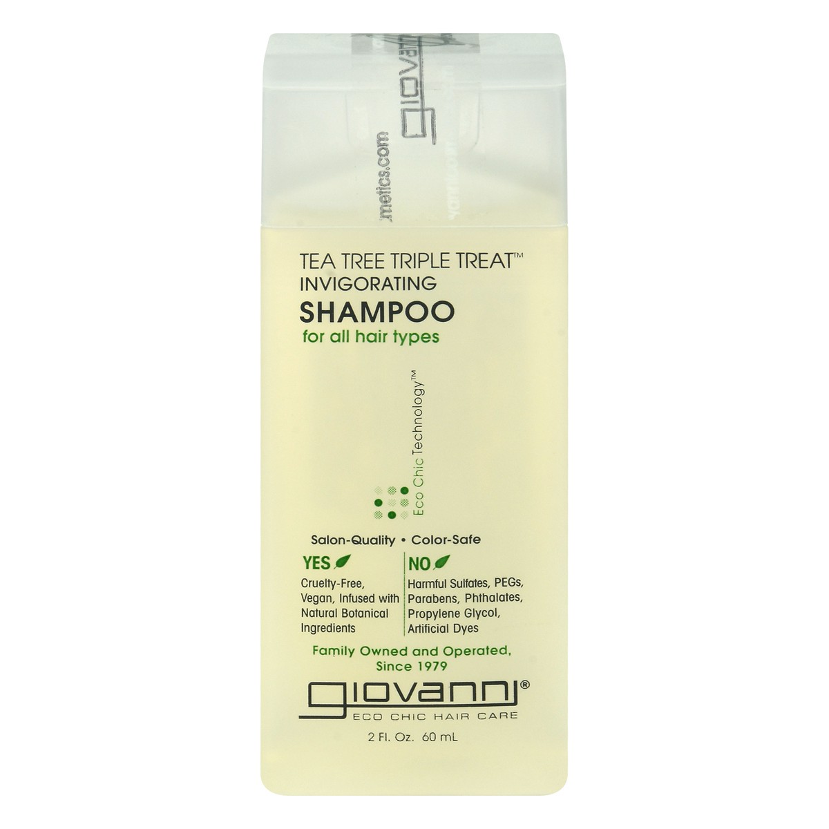 slide 1 of 9, Giovanni Tea Tree Triple Treat Invigorating Shampoo Travel Size, 2 oz