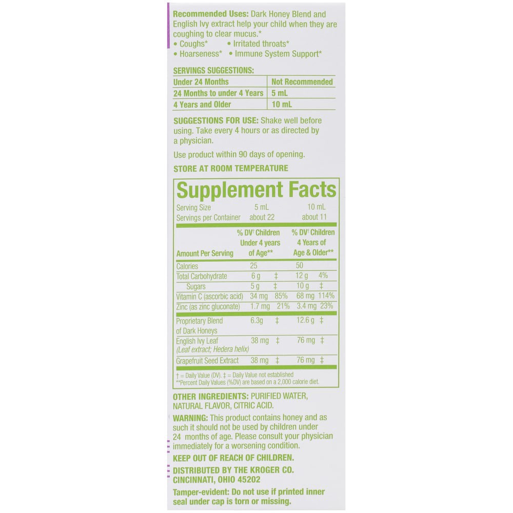 slide 3 of 5, Simple Truth Children's Daytime Cough Syrup And Mucus Relief, 4 fl oz